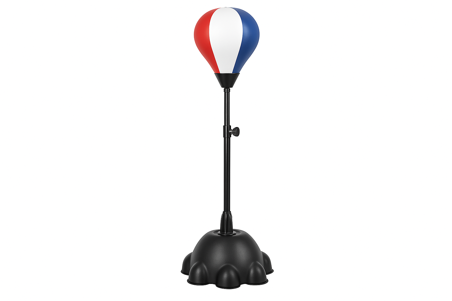 Sac de frappe sur pied - 5 angles différents avec boxeur
